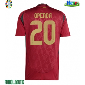 Belgien Lois Openda #20 Hemmatröja EM 2024 Kortärmad